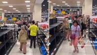 Viral Momen Orang Rebutan Beli Beras di Supermarket, Sebelum Didisplay Langsung Ludes