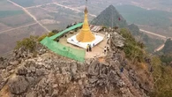 6 Fakta Menarik Gunung Taung Wine di Myanmar dengan Pagoda Lawkawidu di Puncaknya