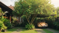 10 Pohon Buah Peneduh Mobil yang Tidak Mudah Menjatuhkan Buah Besar, Aman Lindungi Kendara...