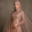 Selain Monokrom & Cerah, Ini Gaya Hijab-Long Dress dengan Nuansa Earthy dan Netral