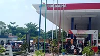 BBM Langka di Medan, Antrean Mengular di SPBU Kualanamu