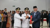 Menang PSU, Bupati dan Wakil Bupati Pasaman Sumbar Resmi Dilantik
