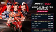 Jadwal dan Link Live Streaming MotoGP Hungaria 2025, Jumat 22 Agustus di Vidio: Debut Bala...