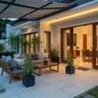 9 Desain Teras Rumah Luas yang Cocok untuk Acara Keluarga 2025, Bikin Betah Kumpul