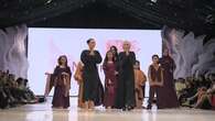 2 Desainer Muda Indonesia Hadirkan Demure Autumn di Malang Fashion Week 2024