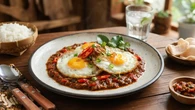 Resep Telur Ceplok Bumbu Rujak, Rasa Pedas Manis Asam Gurihnya Nagih