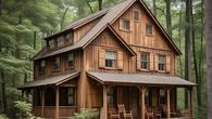 20 Inspirasi Gambar Model Rumah Kayu Tren 2025, Desain Unik & Cantik untuk Hunian Idam...