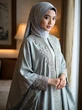 7 Pilihan Gamis Syari Ceruti Bordir Mewah Terbaru, Tampil Stylish dan Elegan di 2025