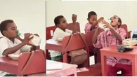 Cerita di Balik Viral Murid SD Papua Minum Air dari Botol Bekas Cuci Piring