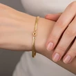 9 Model Gelang Emas 2 Gram Tanpa Batu untuk Tampilan Simpel, Elegan Setiap Hari