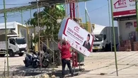 Sehari Diresmikan Koperasi Merah Putih Tuban Tutup dan Papan Bergambar Prabowo Diturunkan,...