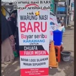 Bayar Seribu Rupiah Bisa Makan Sepuasnya di Warung Nasi di Karawang