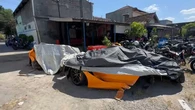 Terbelah Dua, Mclaren YouTuber Andra ST Baru Dibeli Tiga Bulan
