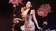 Outfit Natasha Wilona Bernuansa Floral Pastel, Bak Putri dari Negeri Dongeng