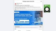 Cek Fakta: Tidak Benar Link Ini Pendaftaran Bansos Melalui Portal Perlinsos Kemensos