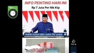 Cek Fakta: Tidak Benar Video Prabowo Cairkan Bansos Rp 7 Juta per KTP