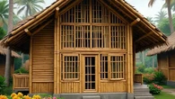 Enggak Butuh Mahal, Begini Cara Rumah Bambu Tahan Lapuk dan Gempa