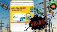 Cek Fakta: Tidak Benar Ini Link Pendaftaran Token Listrik Gratis PLN Peduli untuk Golongan...