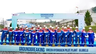 Langkah Bersejarah, Pertamina Resmikan Groundbreaking Pilot Plant Green Hydrogen di Ulubel...