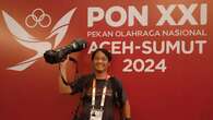 Ketika Fotografer Media Official PON XXI Aceh-Sumut 2024 Risky Cahyadi Jadi Idola Atlet Gu...