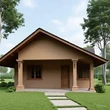7 Desain Rumah Sederhana Warna Coklat Muda 6 x 12 Meter, Pilihan Tepat untuk Hunian Hangat