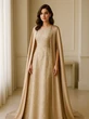 9 Model Long Dress Brokat Kombinasi Outer Satin Kekinian 2025, Tren Gaya Anggun Elegan