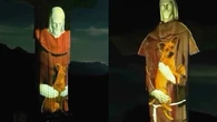 Cristo Redentor "abraça" vira-lata em campanha de adoção; entenda