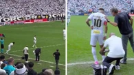 Torcedor flagra revolta após engano de juiz contra Neymar