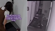 Border Collie apronta e tranca os donos para fora de casa