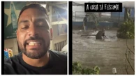 Ex-Vasco fica ilhado em temporal e ouve: "Culpa do Pedrinho"