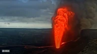 Vulcão entra em erupção e lança lava de até 365 metros no Havaí