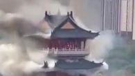 Uso de incenso e velas causa incêndio em templo na China