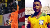 Web cita semelhança em estreias de Pelé e Hugo Souza na Seleção