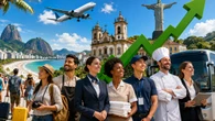Turismo bate recorde com mais de 2,4 milhões de empregos formais