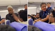 VÍDEO: homem leva tapa no rosto durante ataque de pânico em voo