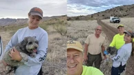 Cão fica dias ao lado de tutor morto em área remota
