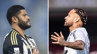 Hulk x Neymar: Craques marcam jogo entre Atlético-MG e Santos