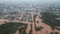 Cidade do RS recebeu em 18 dias o volume de chuva esperado em 6 meses