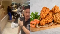 Vídeo flagra briga generalizada em cruzeiro por "frango empanado"