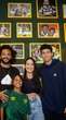 Marcelo visita museu do Fluminense com a família: ‘Arrepiado’