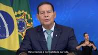 Mourão fala em 'desequilíbrio institucional' no discurso de Ano Novo