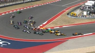 McLarens batem na 1ª curva e Verstappen vence sprint em Austin