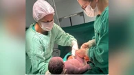 Bebê de mais de 6 kg bate recorde de nascimento em MG