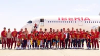 Espanha desembarca em Madrid com a taça da Copa do Mundo