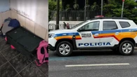 Foragido tenta se esconder em mala para não ser preso