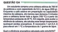 Questão com erro do Enem: professores explicam confusão e como resolver de maneira certa