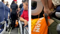 Homem é retirado a força de avião após recusa por troca de lugar
