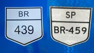 BR-439 ou BR-459? Erro em placa confunde motoristas entre SP e MG