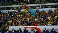 Em casa, Rebeca Andrade conquista ouro no salto no Pan-Americano