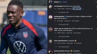 Torcedores atacam Balogun nas redes  após Fifa anular cartão